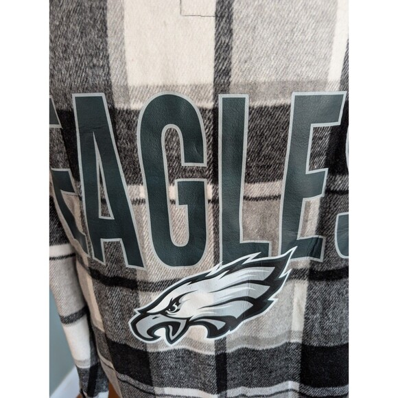 Gameday Couture Philadelphia Eagles Fieldside Fun Plaid Overshirt Shacket - Picture 5 of 13